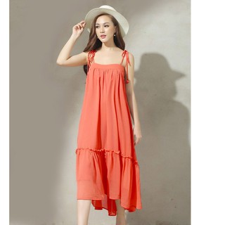 Đầm 2 Dây Cho Bà Bầu