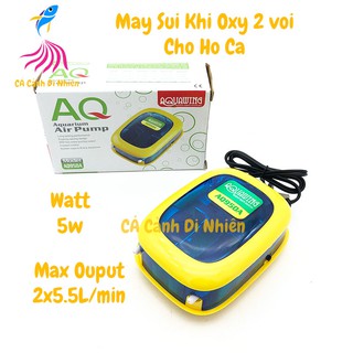 Máy sục sủi khí oxy 2 vòi 5W AQ AQ950A cho hồ cá AQ 950 A