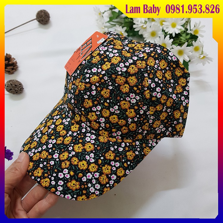 Mũ Lưỡi Trai Nửa Đầu Chống Nắng Phong Cách Hàn Quốc - Họa Tiết Hoa Nhỏ - Thời Trang Xuân Hè Mới Cho Nữ
