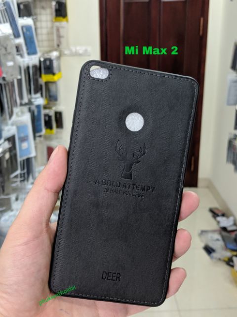 Ốp lưng Xiaomi Mi Max 2 💝FREESHIP Từ 50k💝 chống sốc vải đầu hươu cao cấp