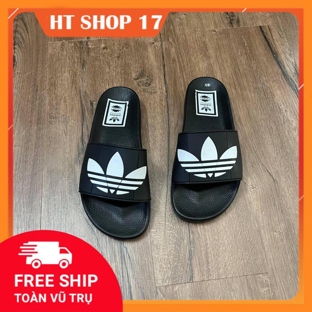 FREE SHIP Dép adidas quai ngang cao su đế 4cm siêu êm