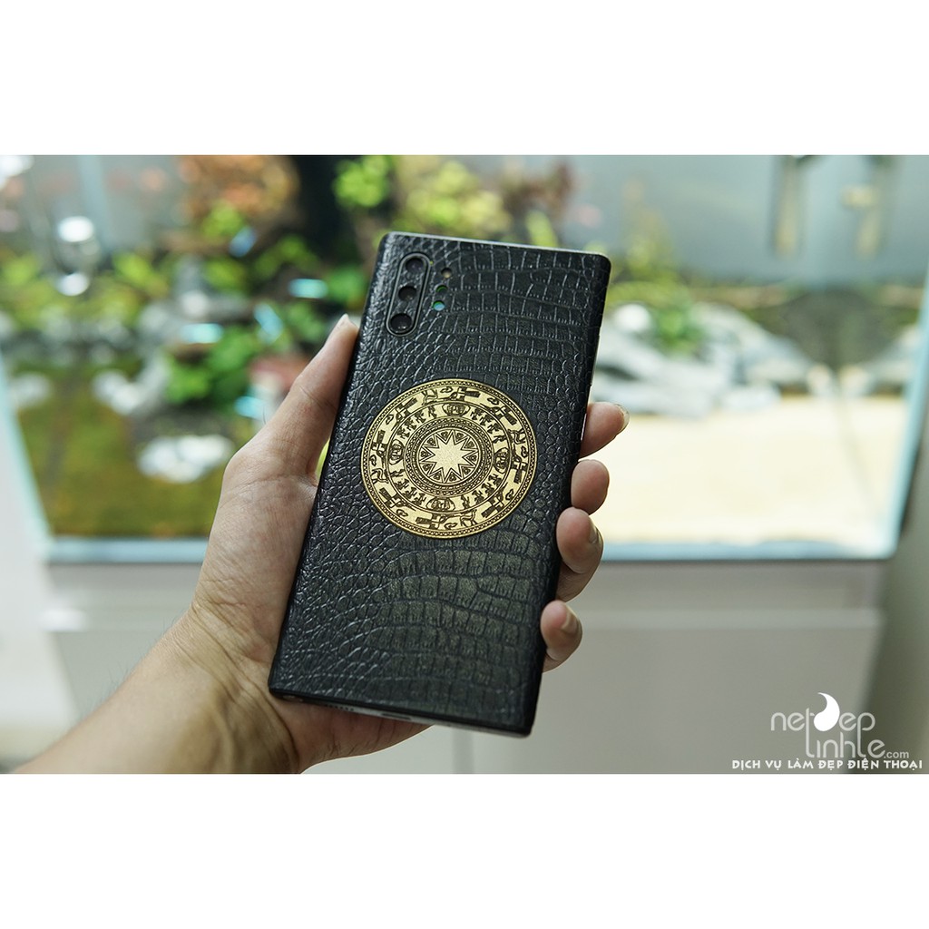 Miếng dán da điện thoai Samsung Note 10 plus –  Da bò thật 100% - chính hãng Nét Đẹp Tinh Tế