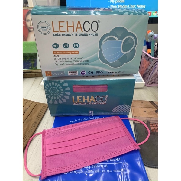 Khẩu Trang full hồng thùng 50 hộp