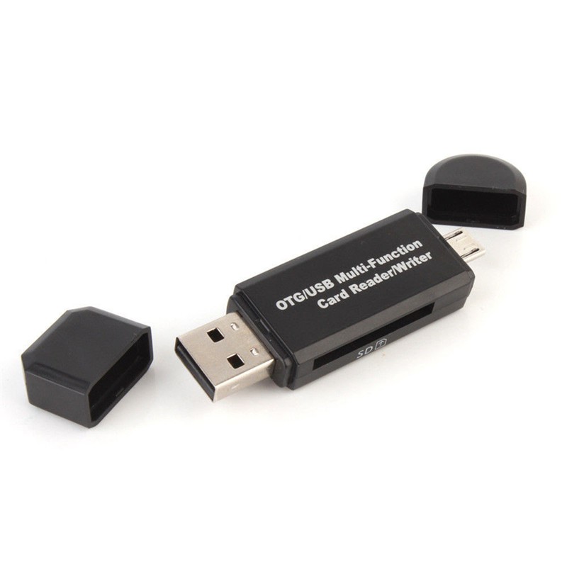 Đầu Đọc Thẻ Nhớ Micro Usb Otg Sang Usb 2.0 Cho Điện Thoại Android / Máy Tính Bảng
