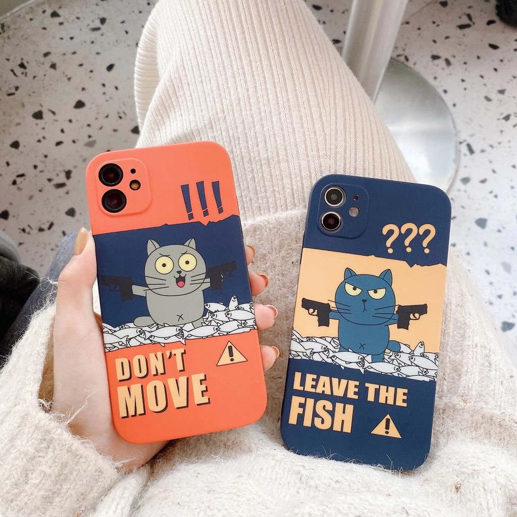Ốp Điện Thoại Hình Mèo Dễ Thương Cho Iphone 11 Pro Max X Xr Xs Max 7 8 Plus Se 2020 12 12 Mini Pro Pro Max | BigBuy360 - bigbuy360.vn