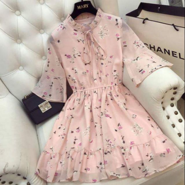 [ORDER TAOBAO] Váy hoa Hàn Quốc cổ đứng