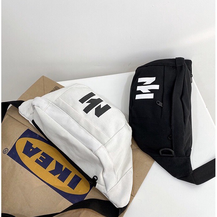 HeyMister - Túi bao tử HeyMister Black-White Bag nam nữ HM10 | BigBuy360 - bigbuy360.vn