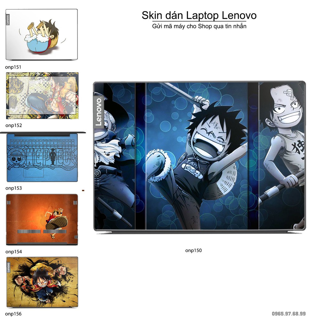 Skin dán Laptop Lenovo in hình One Piece nhiều mẫu 19 (inbox mã máy cho Shop)