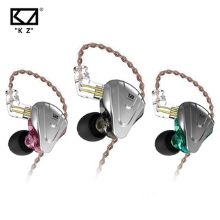 Tai Nghe Nhét Tai KZ ZSX 5BA + 1DD Hybrid 12 drivers HIFI Chống Ồn