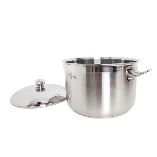 NỒI LUỘC GÀ INOX FIVESTAR 36CM, 20 LÍT, 3 đáy inox, siêu to khổng lồ. Nồi luộc gà bếp từ.