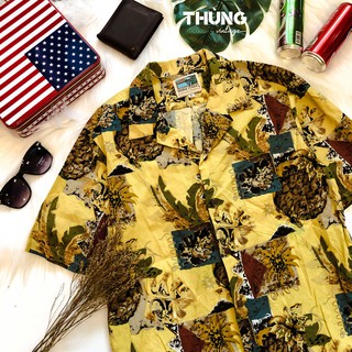 Áo sơ mi họa tiết Hawaii unisex
