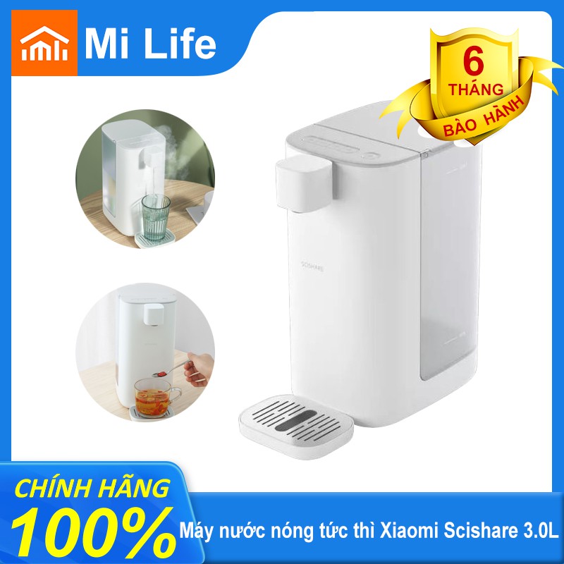 [Mã 267ELSALE hoàn 7% đơn 300K] Máy nước nóng tức thì 3L Xiaomi Scishare 3.0L