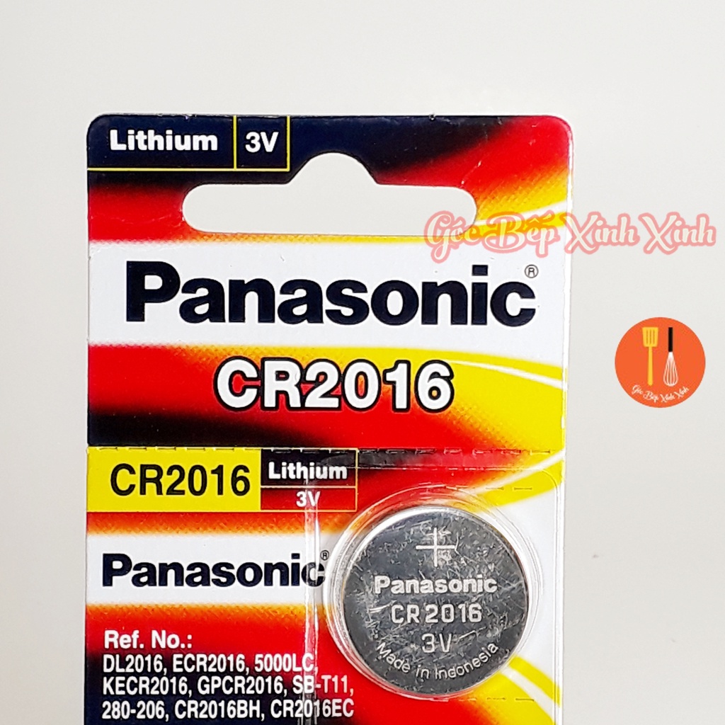 Pin nút CR2016 Panasonic 3V (1 viên)