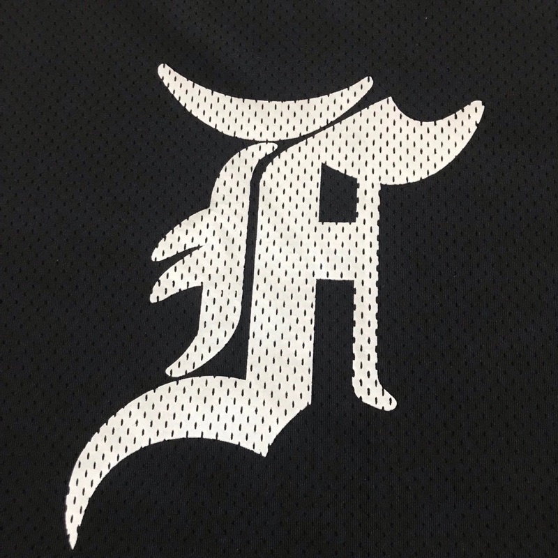️ - Áo Mesh Tee FOG Fear of God 5th Mesh Batting Practice Jersey Black, áo bóng chày FOG
