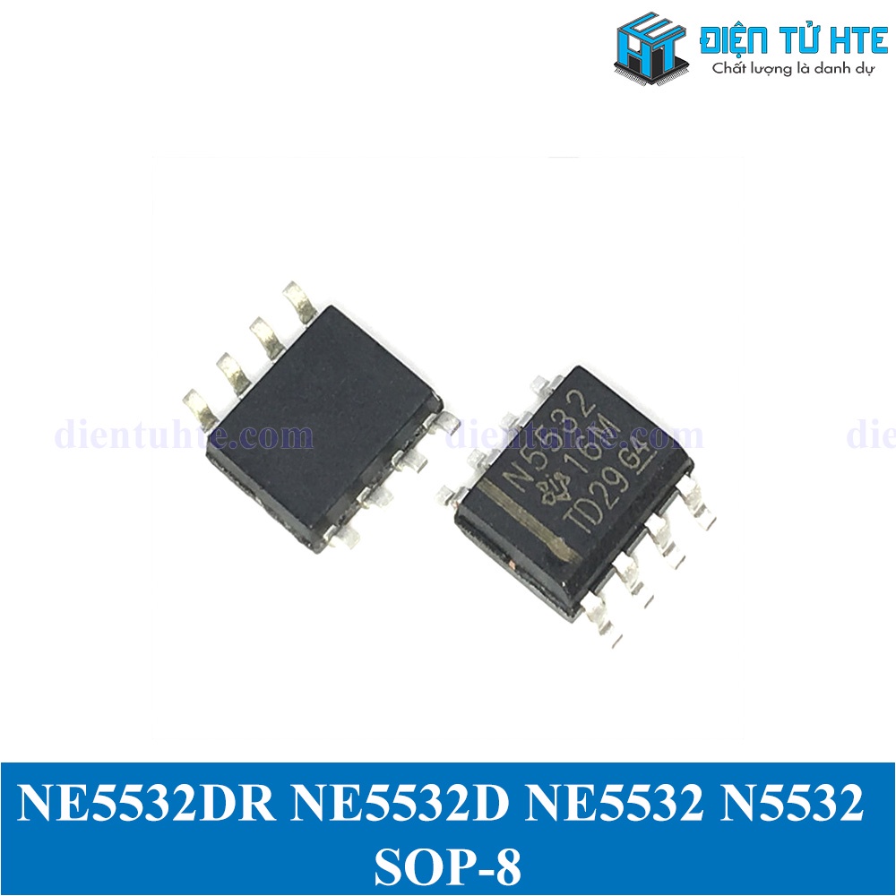 IC Opamp NE5532DR NE5532D NE5532 N5532 SOP-8 chính hãng