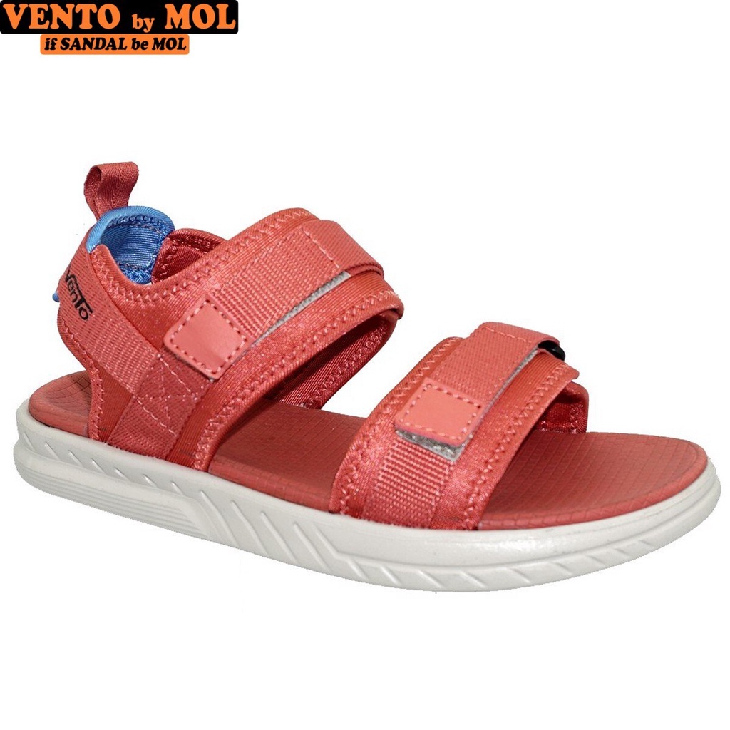 Giày sandal Vento nữ 2 quai ngang vải dù có quai hậu cố định mang đi học du lịch NB81Be