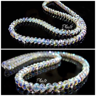 Vòng Cổ Pha Lê Tròn Dẹp S08mm Được Thiết Kế Từ Pha Lê Swarovski