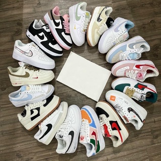 Giày thể thao AF1 Low nam nữ màu trắng các mẫu cực chất dễ phối đồ hàng Fullsize, FullBox