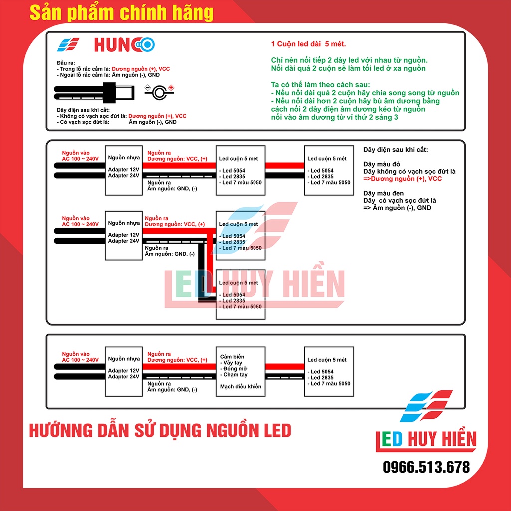 led hắt 3 bóng 7211 led 5054 trắng ấm (vàng nhạt) - vỉ 20 thanh led 3 mắt