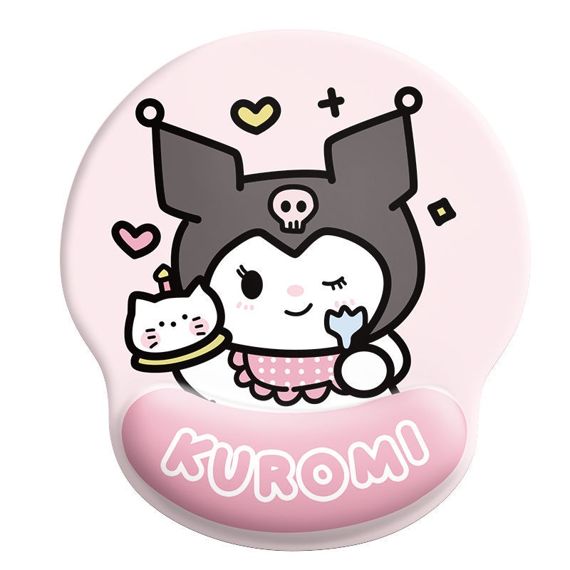 Đệm Lót Chuột / Bàn Phím Bằng Silicon Mềm 3D Hỗ Trợ Cổ Tay Cho Văn Phòng