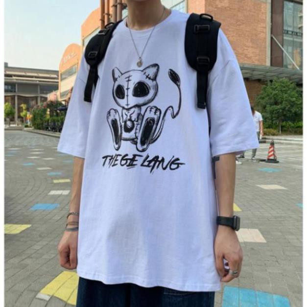 ÁO THUN, ÁO PHÔNG TAY LỠ UNISEX FORM RỘNG OVERSIZE NELLY ANIME M788 KL SHOP 1SHOTSHOP  ཾ  ྇