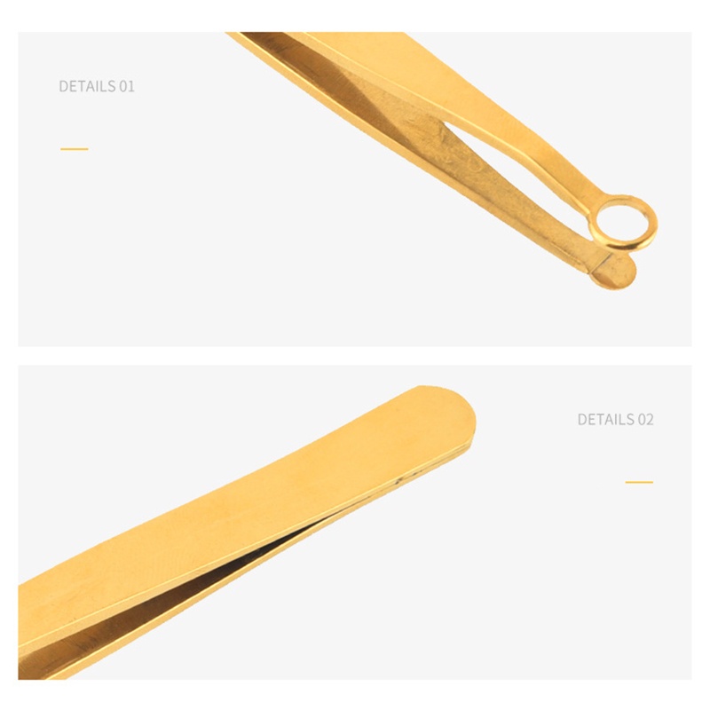 Nhíp Tỉa Lông Mày / Mũi Đầu Tròn Bằng Thép Không Gỉ Tiện Dụng