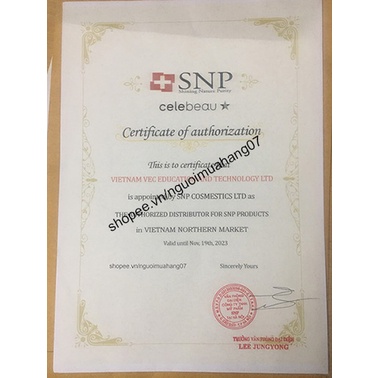 Sữa Rửa Mặt SNP Cleanser