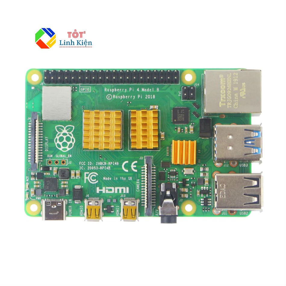 [TỐI ƯU ] Bộ Raspberry Pi 4 Model B 2019 - Combo RPI 4 Cơ Bản 8 Món | BigBuy360 - bigbuy360.vn