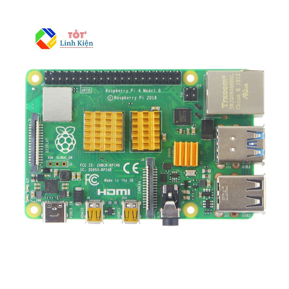 Tản Nhiệt Cho Raspberry Pi 4 - Combo 3 Miếng