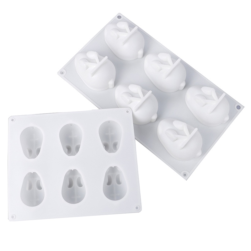 Khuôn Silicone Hình Thỏ 3d Độc Đáo