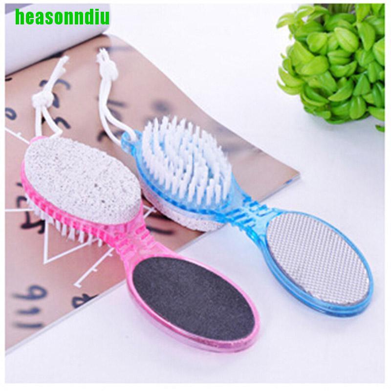 Bàn chải đá chà tẩy tế bào chết chăm sóc bàn chân 4 trong 1