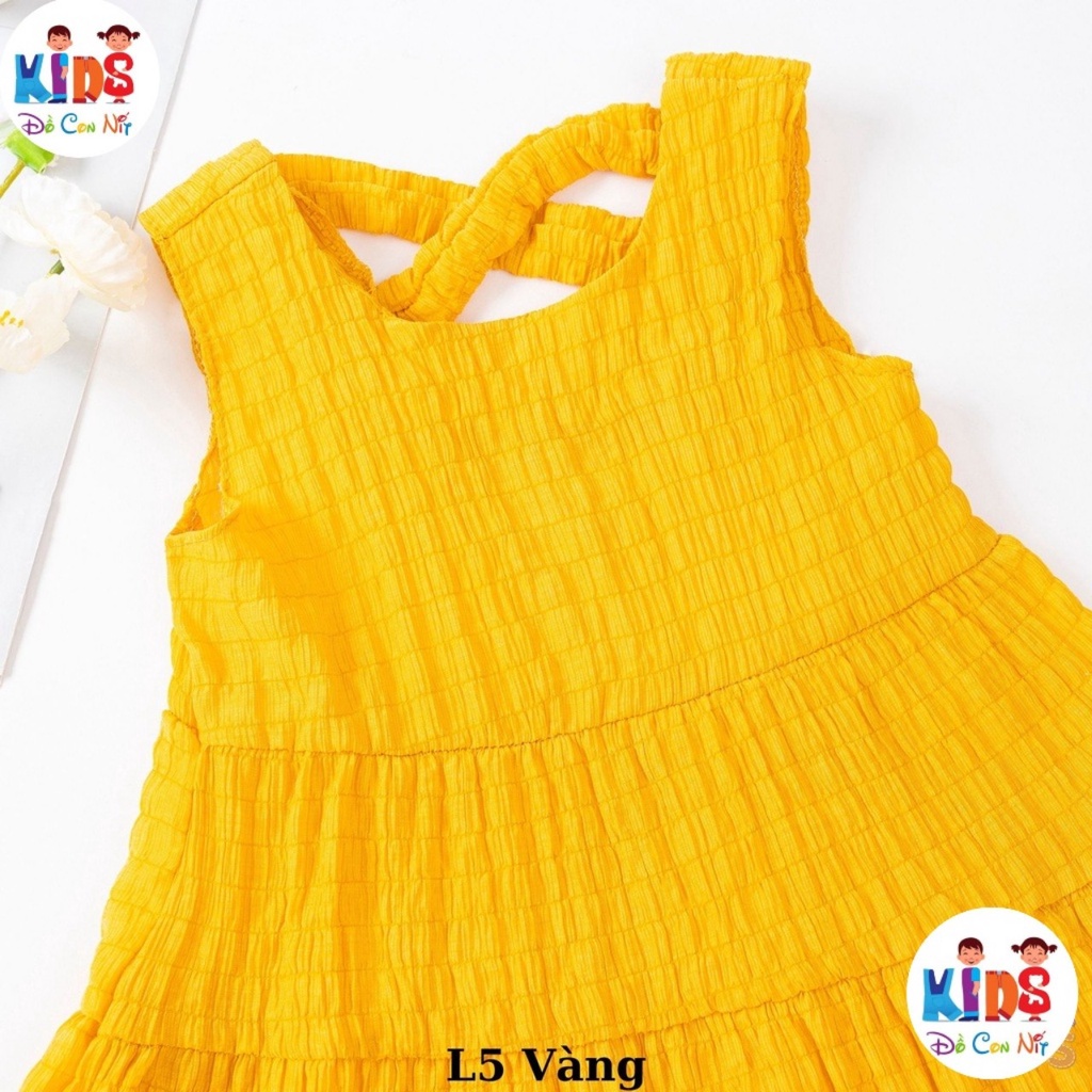 VÁY XÒE SÁT NÁCH ĐŨI XỐP CAO CẤP CỰC MÁT BÉ GÁI - ĐẦM TRẺ EM