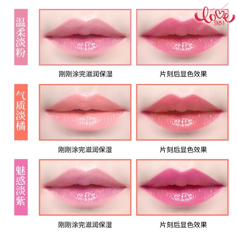 Son môi dưỡng ẩm ba màu chuyển đổi theo nhiệt độ lâu trôi chất lượng cao | BigBuy360 - bigbuy360.vn