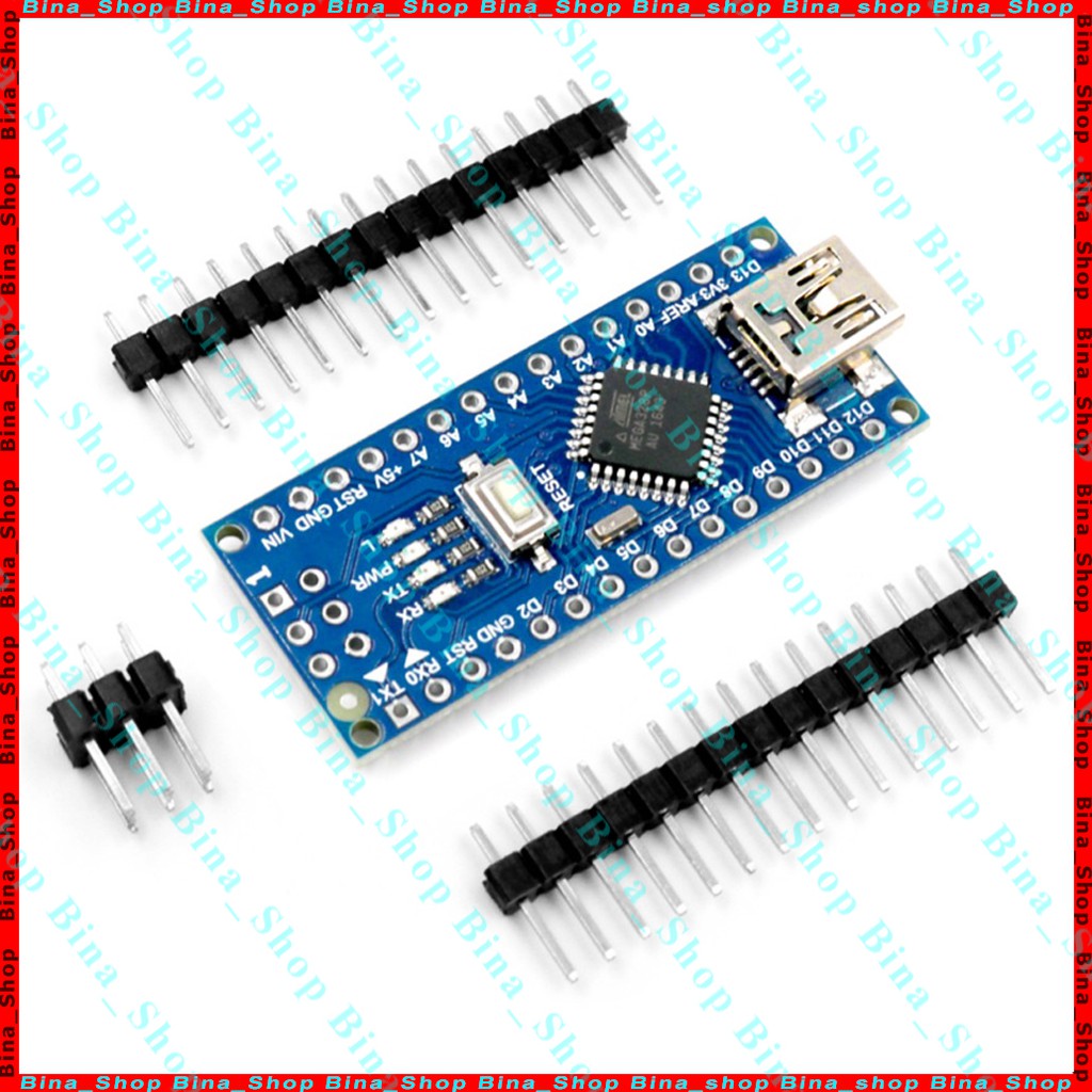 Arduino Nano V3.0 CH340 Atmega328P, cáp Mini USB (mua riêng)