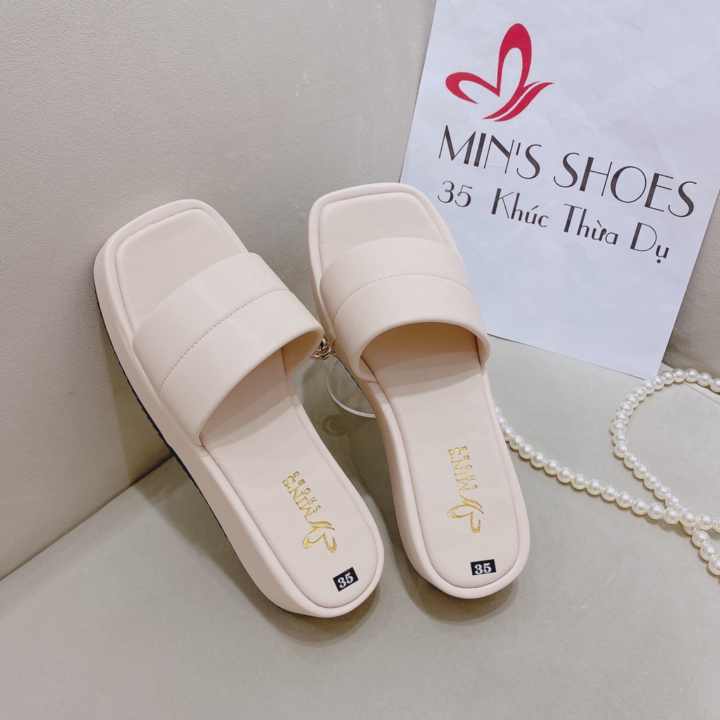 Min's Shoes - Dép Nâng Đế Kháng Nước Cao Cấp 103