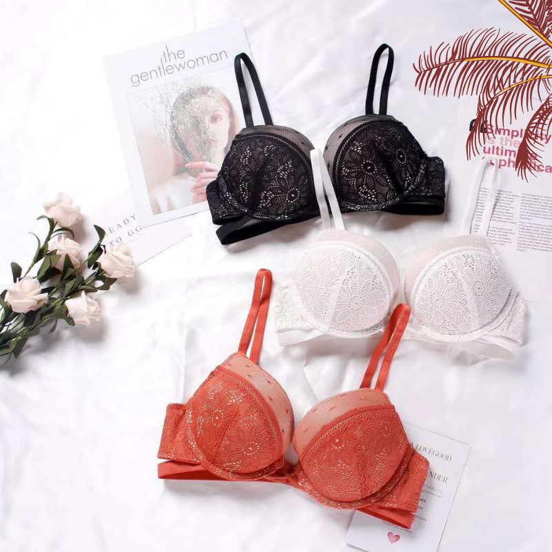 Bộ đồ lót B010 Vicky ren mút kép siêu đẩy có gọng | BigBuy360 - bigbuy360.vn