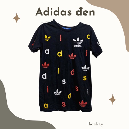Áo adidas trắng, đen chính hãng auth vải mát đẹp rộng