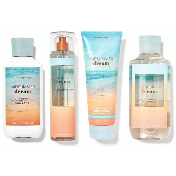 Xịt thơm body mist Bath and Body Works MIDSUMMER DREAM