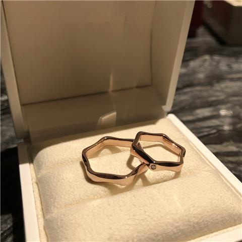 Zhang Zhehan Nhẫn Bạc Sterling s25 Hình Lục Giác Gong Jun Phiên Bản Giới Hạn Quà Tặng tasaki