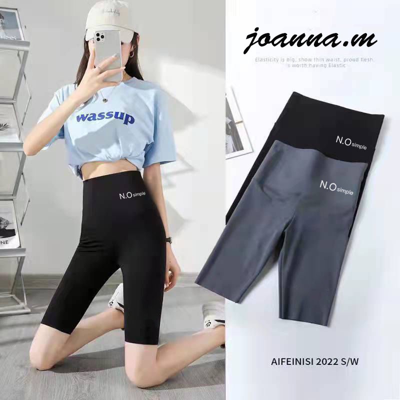 J&m Quần Legging Lửng Lưng Cao Ôm Dáng Họa Tiết Cá Mập Cho Nữ Mặc Ngoài Trời J&m quần legging nữ cạp cao bigsize nữ nâng mông cho bé gáiquần legging quần legging lửng nữ quần legging biker