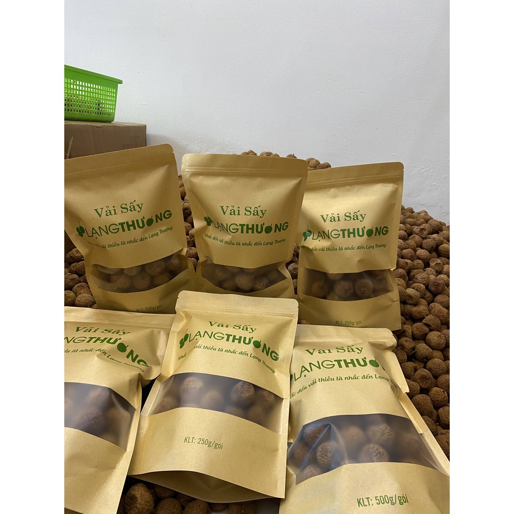 Combo 1kg Vải thiều sấy khô Lạng Thương (02 gói 500g) | BigBuy360 - bigbuy360.vn