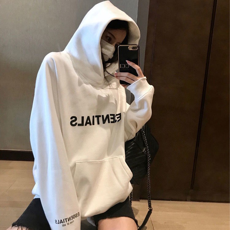 Áo Nỉ Hoodie Essential Dài Tay - Form Rộng - Nam, Nữ Unisex - Sweater Chất Nỉ Bông Dày Dặn, Siêu Ấm - Hottrend 2021