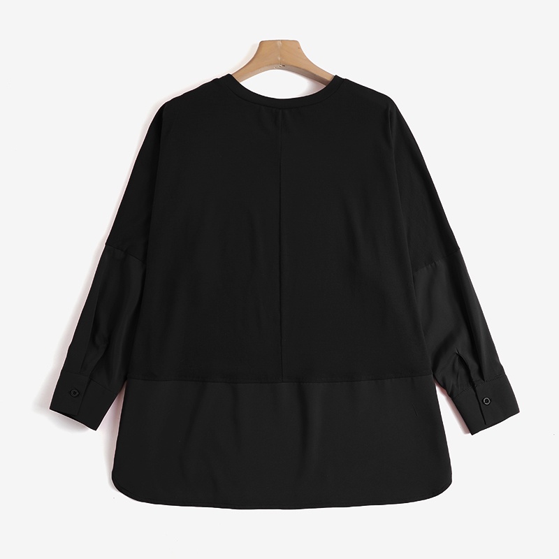 Áo thun ZANZEA tay dài cổ tròn màu trơn phong cách Hàn Quốc năng động cho nữ