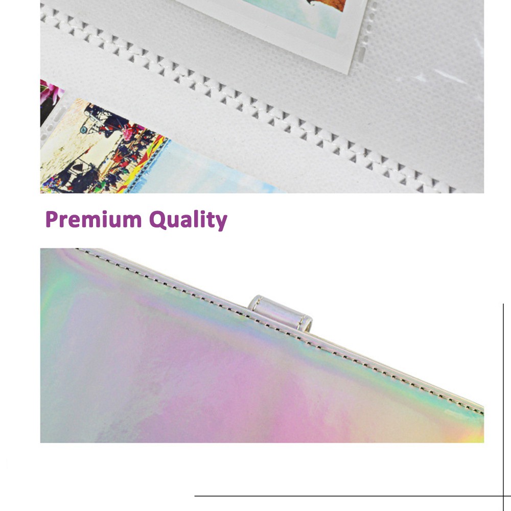 【Free Sticker】Album Đựng Ảnh 96 Ngăn Cho Fujifilm Instax Mini 8 9 11 25 26 50s 70 90 Polaroid Tiện Dụng