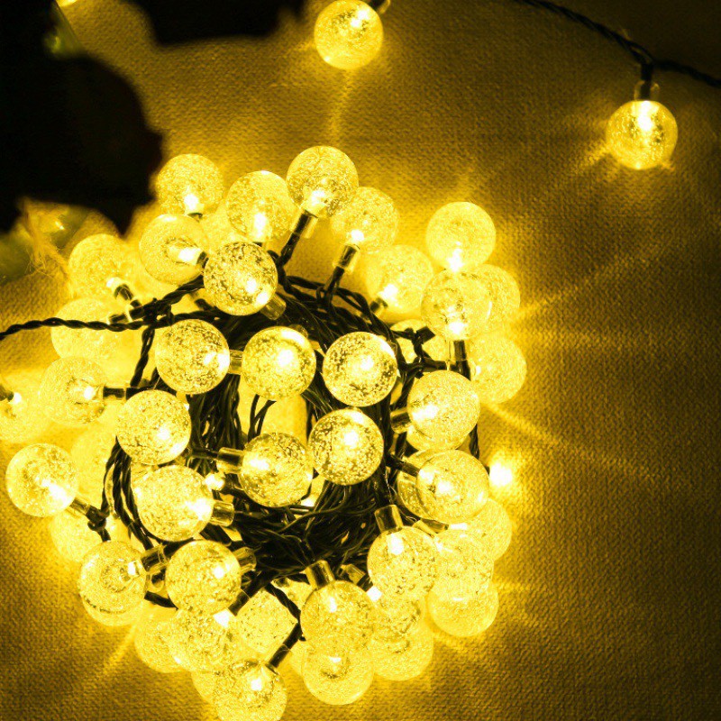 Dây Đèn Led Trang Trí Bi Bọt Nước 5 mét 20 bóng Cắm Điện KD718