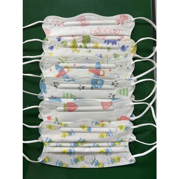 Combo 10 túi  khẩu trang King Crab Cua mới dành cho bé từ 4-12 tuổi