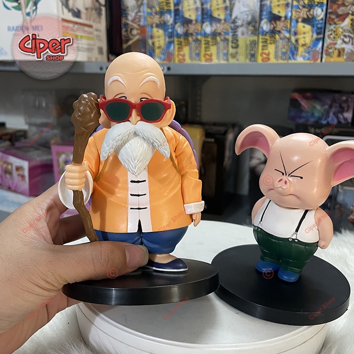 Mô hình Quy Lão Kame và Heo Oolong - Mô hình Dragon Ball