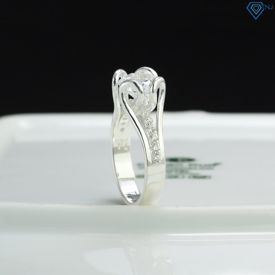 Nhẫn nữ bạc thật khắc tên cá tính NN0334 - Trang sức TNJ