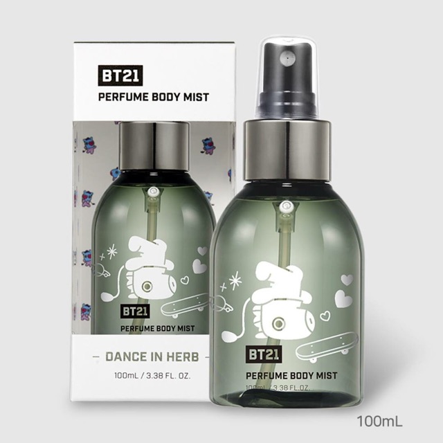 🇰🇷Olive Young x BT21 - Perfume Body Mist 100ml ( hết TATA)🌷