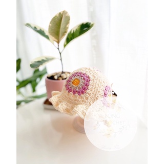 Mũ len bèo hoa [crochet] 🧵 xinh cho bé 🌻🌻
